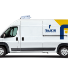 Grote gekoelde bestelwagen